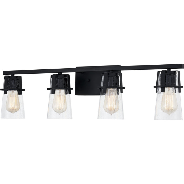 Quoizel KNX8632MBK Four Light Bath, Matte Black