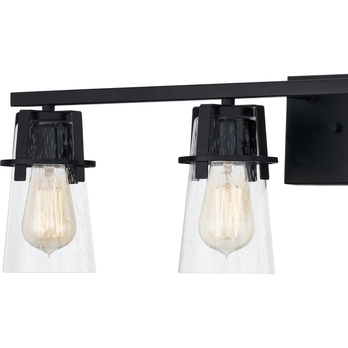 Quoizel KNX8632MBK Four Light Bath, Matte Black
