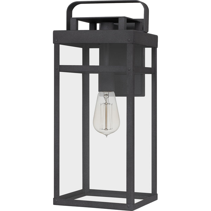 Quoizel KTN8408MB One Light Outdoor Wall Mount, Mottled Black
