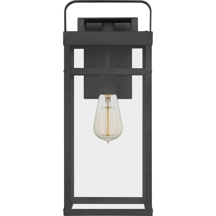 Quoizel KTN8408MB One Light Outdoor Wall Mount, Mottled Black