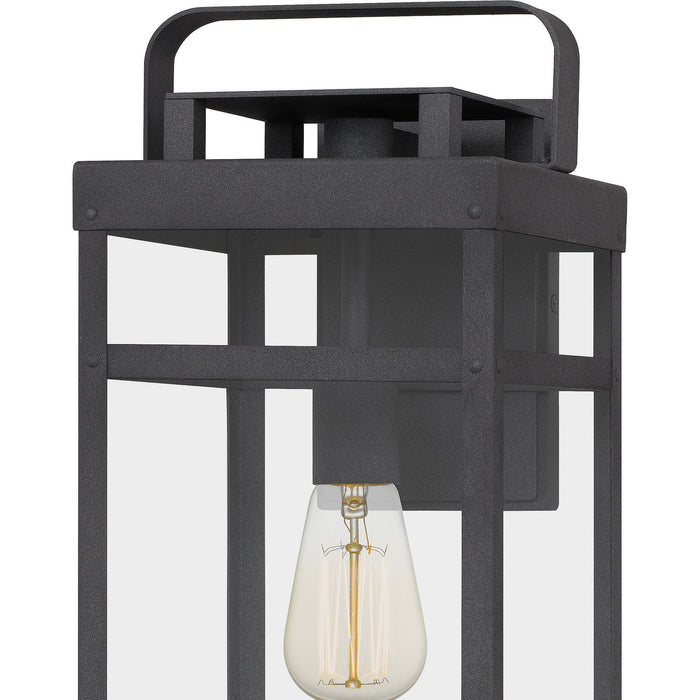Quoizel KTN8408MB One Light Outdoor Wall Mount, Mottled Black