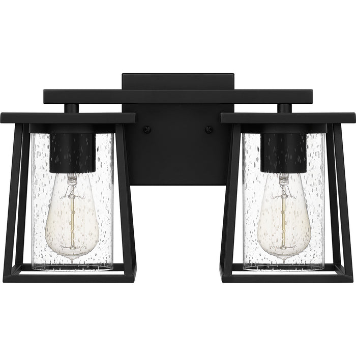 Quoizel LDG8615MBK Two Light Bath, Matte Black