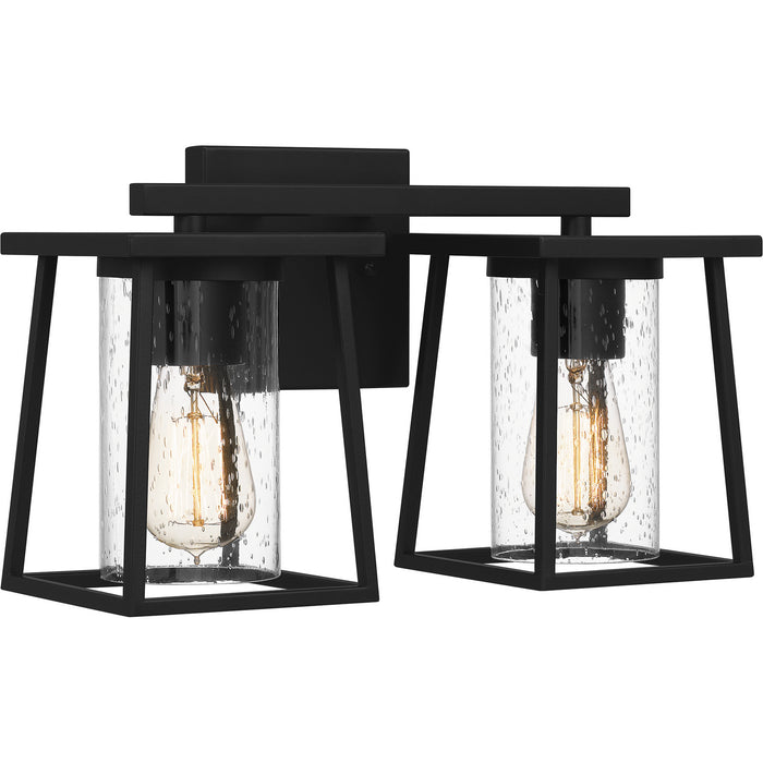 Quoizel LDG8615MBK Two Light Bath, Matte Black
