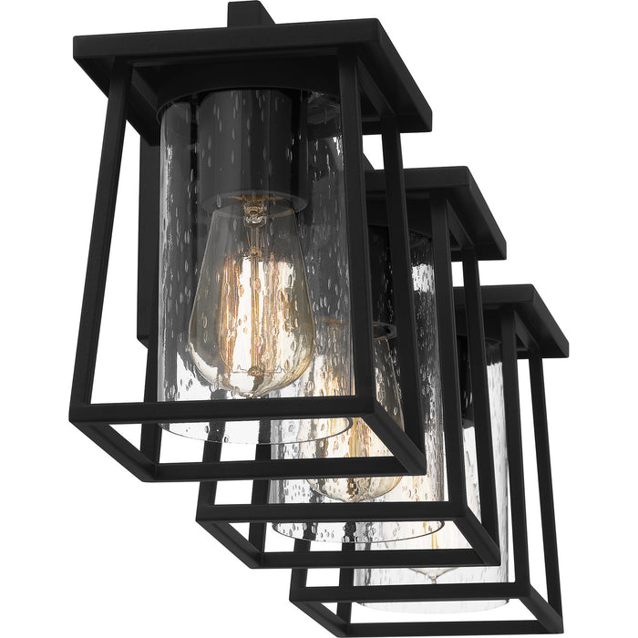 Quoizel LDG8624MBK Three Light Bath, Matte Black