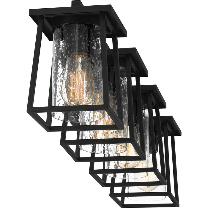 Quoizel LDG8633MBK Four Light Bath, Matte Black
