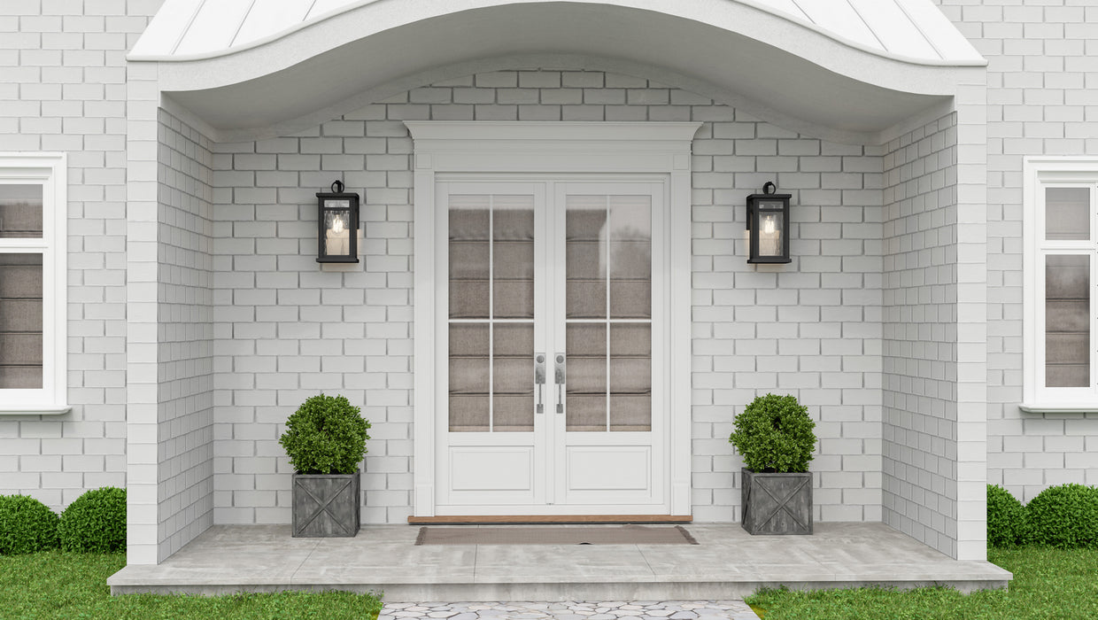 Quoizel MOI8408EK One Light Outdoor Wall Mount, Earth Black