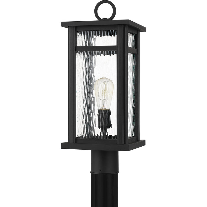 Quoizel MOI9008EK One Light Outdoor Post Mount, Earth Black