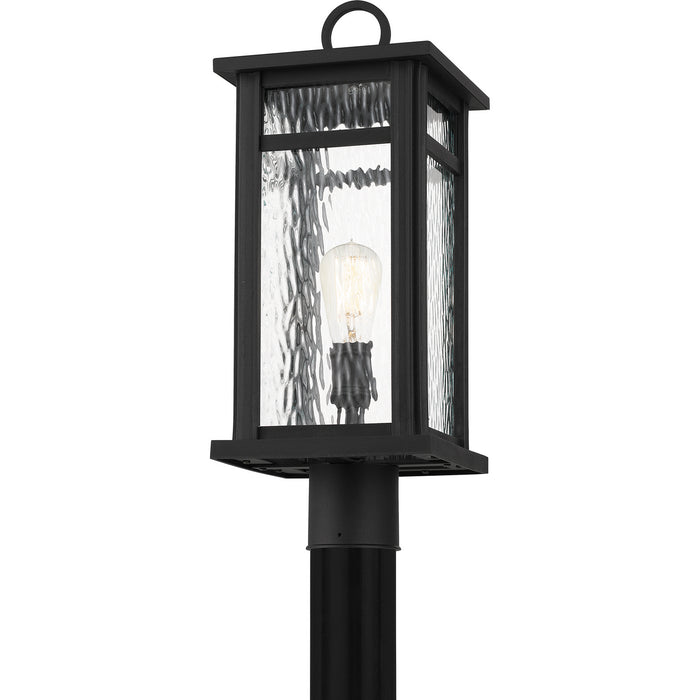 Quoizel MOI9008EK One Light Outdoor Post Mount, Earth Black