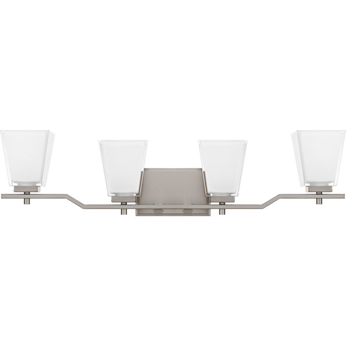 Quoizel MYR8630BN Four Light Bath, Brushed Nickel