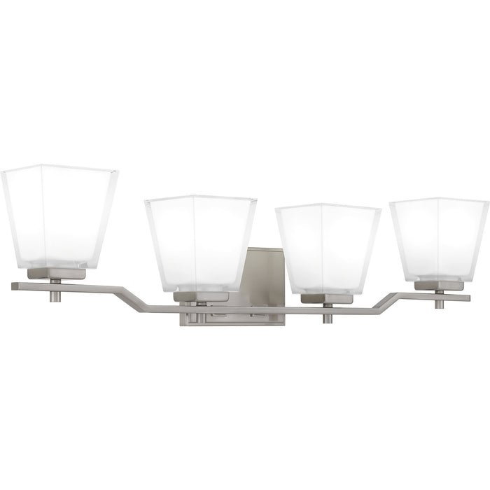Quoizel MYR8630BN Four Light Bath, Brushed Nickel