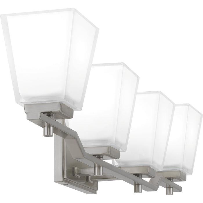 Quoizel MYR8630BN Four Light Bath, Brushed Nickel