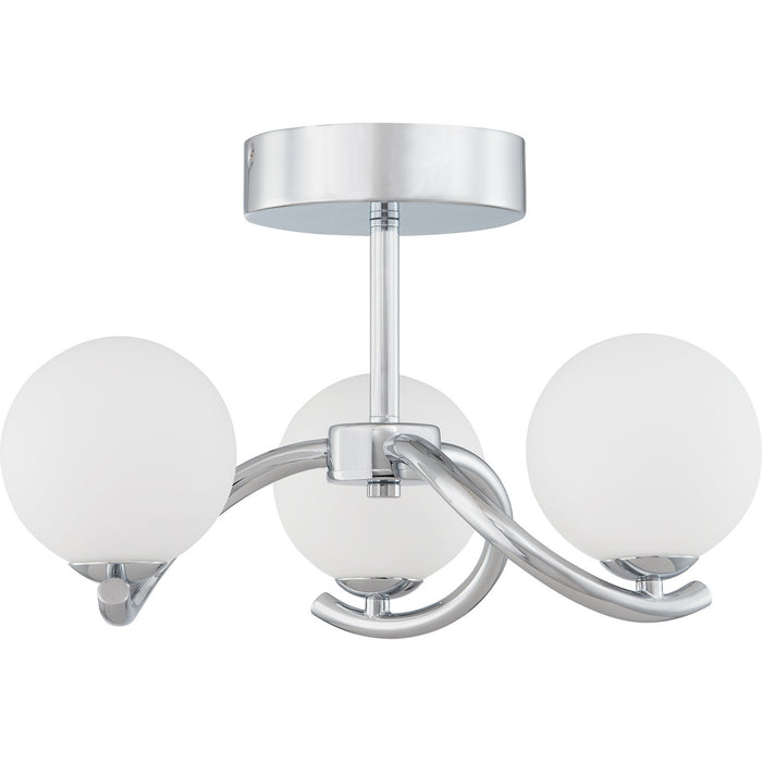 Quoizel PCESS1716C LED Semi Flush Mount, Polished Chrome