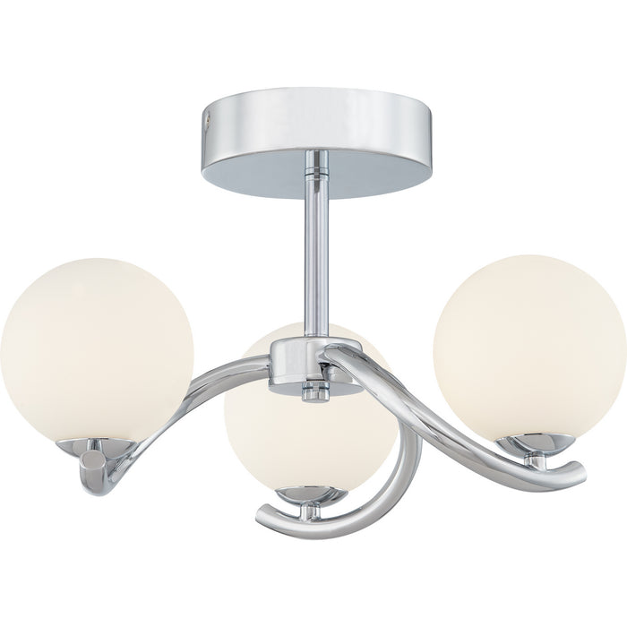 Quoizel PCESS1716C LED Semi Flush Mount, Polished Chrome