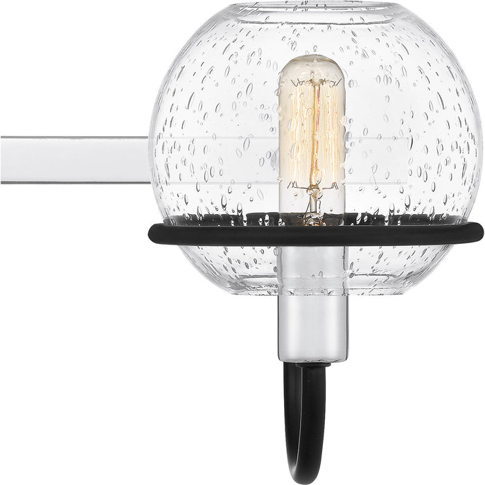 Quoizel PHX8631MBK Four Light Bath, Matte Black