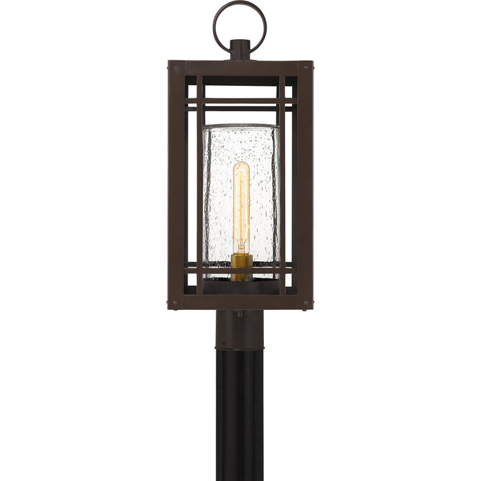 Quoizel PLH9010WT One Light Outdoor Post Mount, Western Bronze