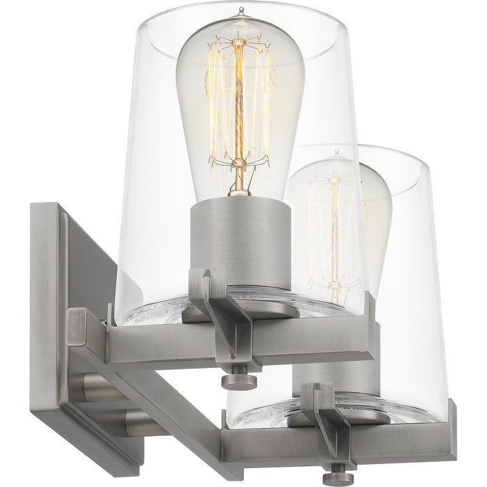 Quoizel PRY8616AN Two Light Bath, Antique Nickel