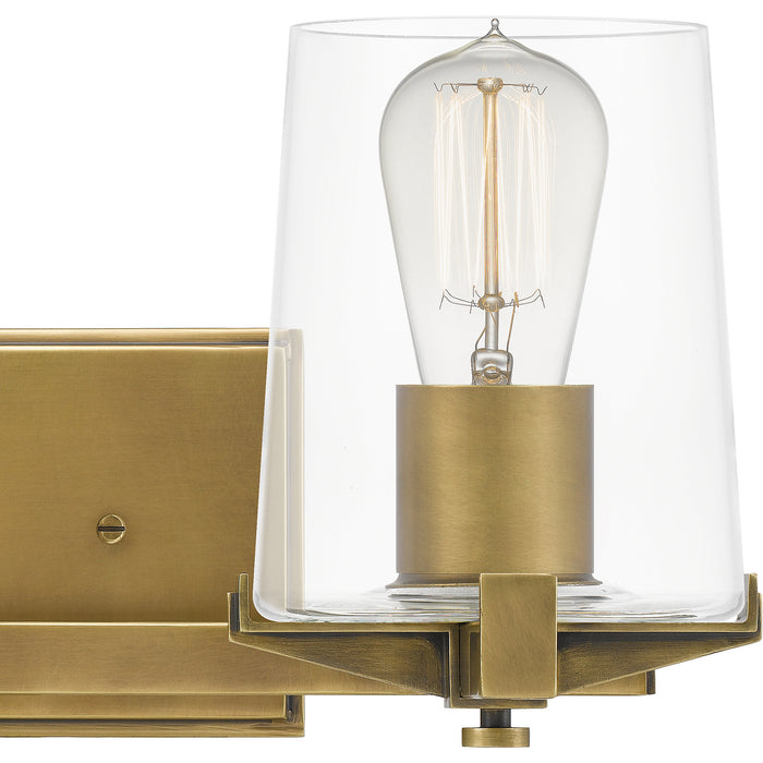 Quoizel PRY8616WS Two Light Bath, Weathered Brass
