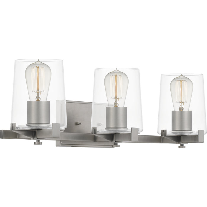 Quoizel PRY8624AN Three Light Bath, Antique Nickel