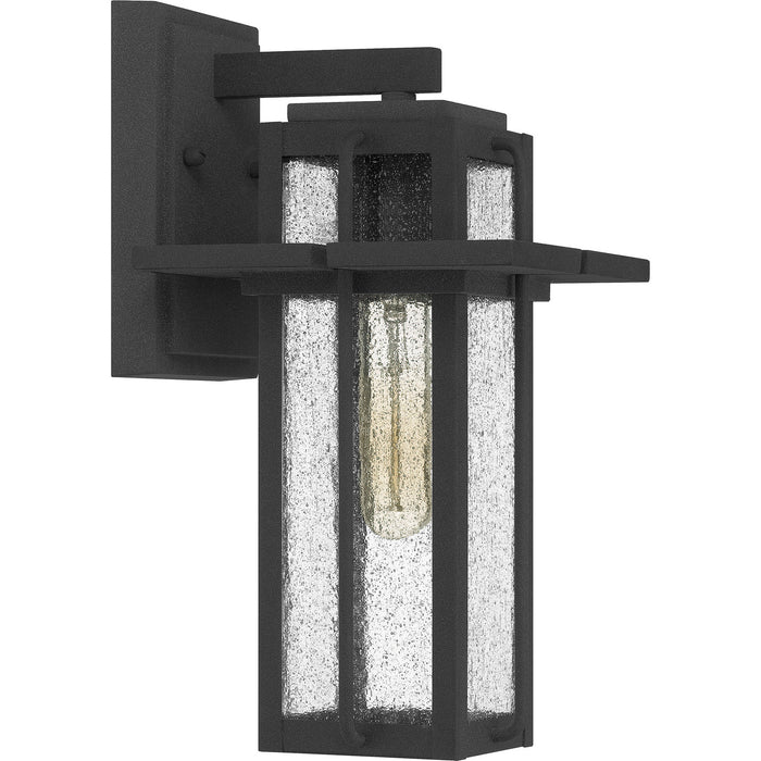 Quoizel RDL8407MB One Light Outdoor Wall Mount, Mottled Black