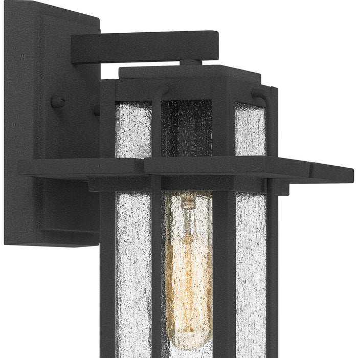 Quoizel RDL8407MB One Light Outdoor Wall Mount, Mottled Black