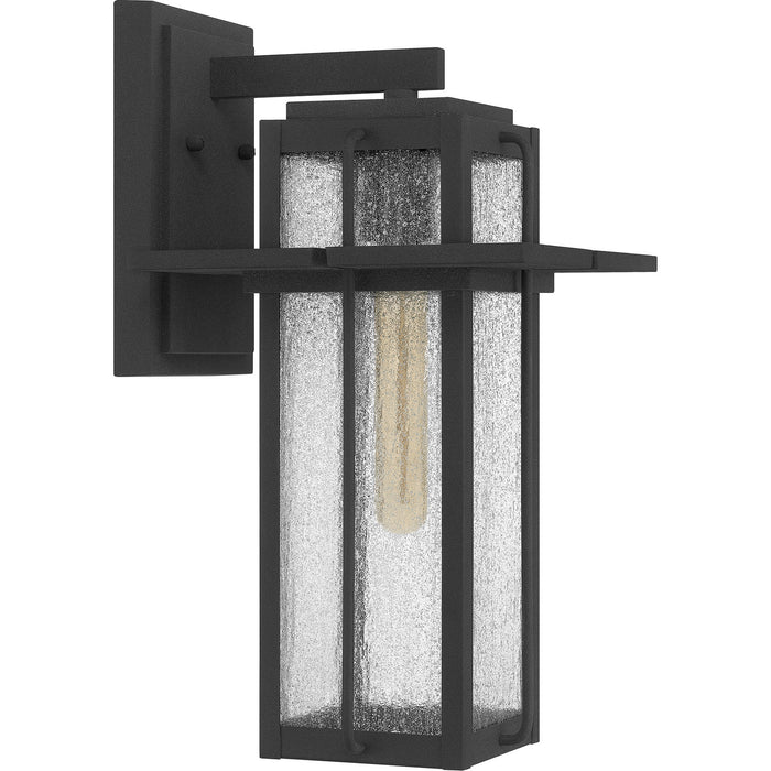 Quoizel RDL8409MB One Light Outdoor Wall Mount, Mottled Black