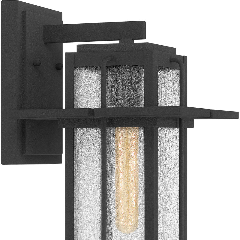 Quoizel RDL8409MB One Light Outdoor Wall Mount, Mottled Black
