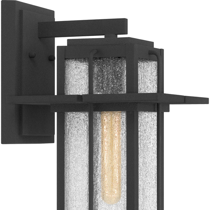 Quoizel RDL8409MB One Light Outdoor Wall Mount, Mottled Black