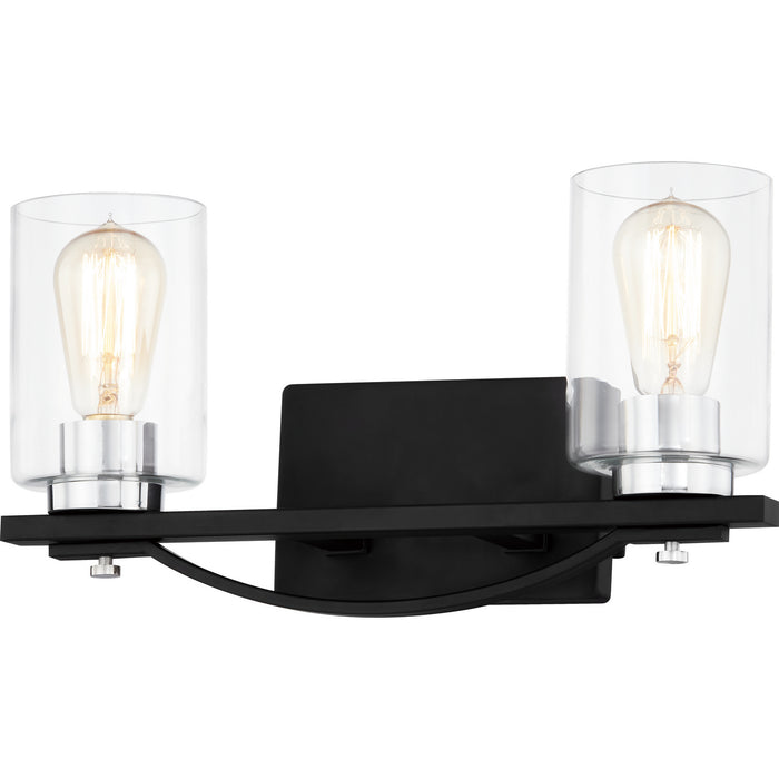 Quoizel SLE8616MBK Two Light Bath, Matte Black
