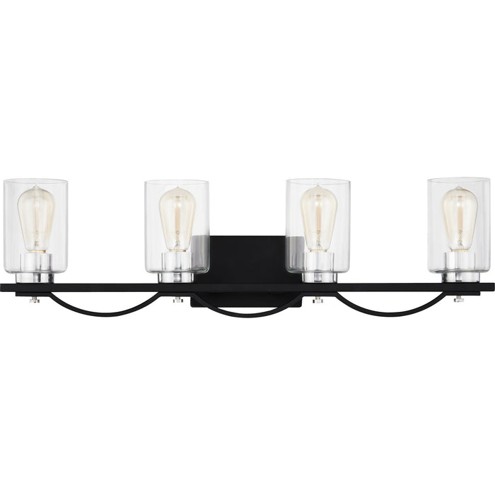 Quoizel SLE8630MBK Four Light Bath, Matte Black