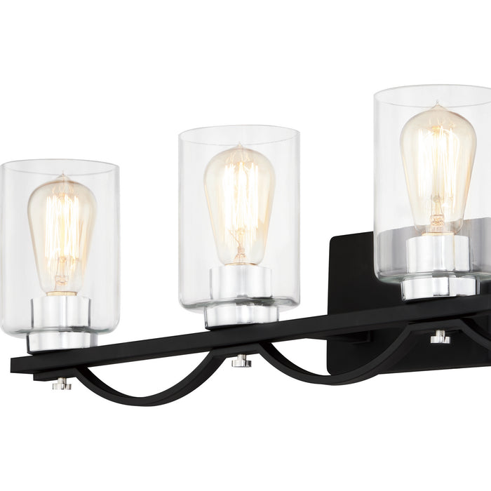 Quoizel SLE8630MBK Four Light Bath, Matte Black