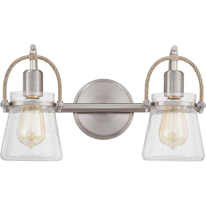 Quoizel STF8616BN Two Light Bath, Brushed Nickel