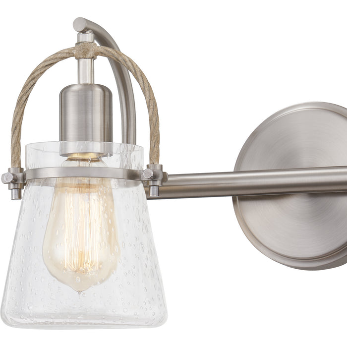 Quoizel STF8616BN Two Light Bath, Brushed Nickel