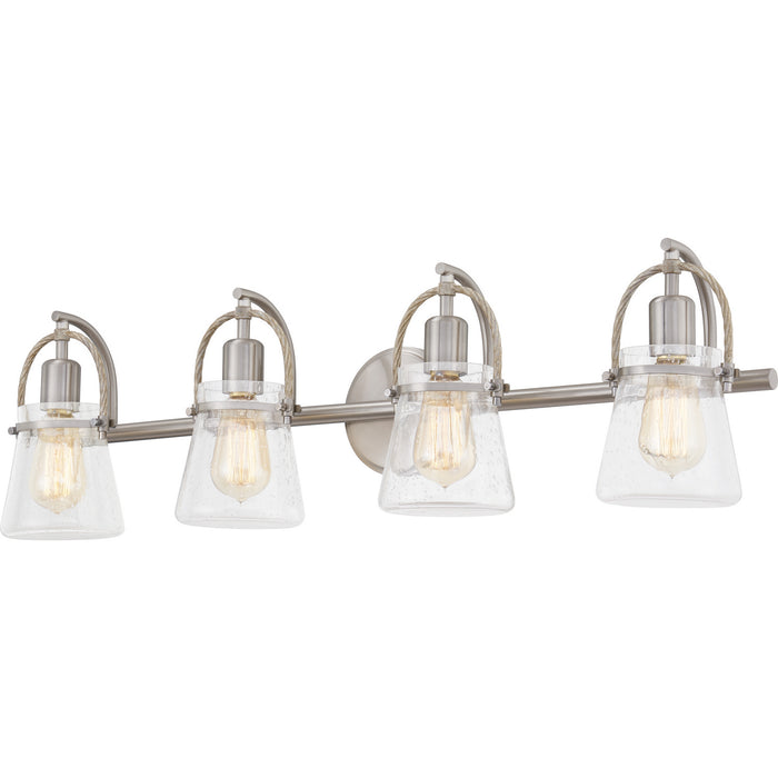 Quoizel STF8632BN Four Light Bath, Brushed Nickel