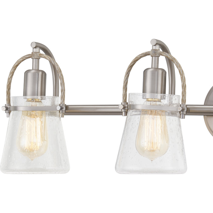 Quoizel STF8632BN Four Light Bath, Brushed Nickel
