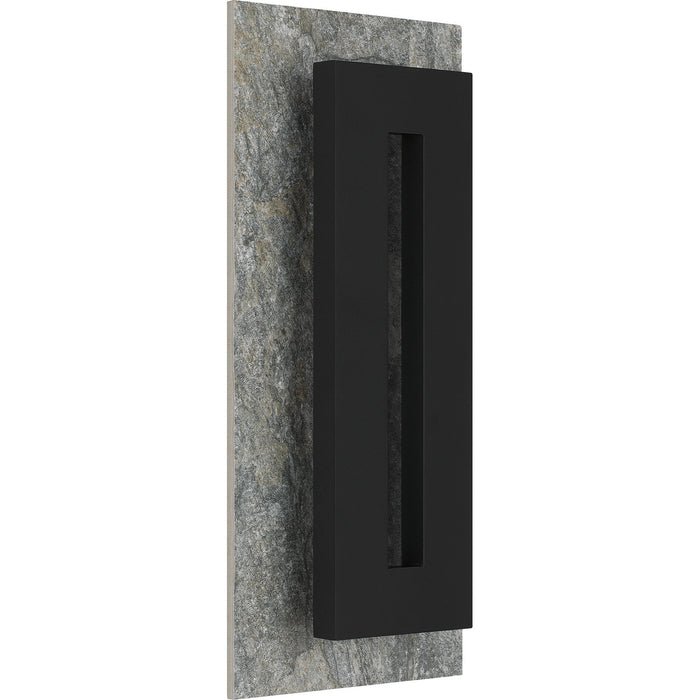 Quoizel TTE8308EK LED Outdoor Wall Mount, Earth Black
