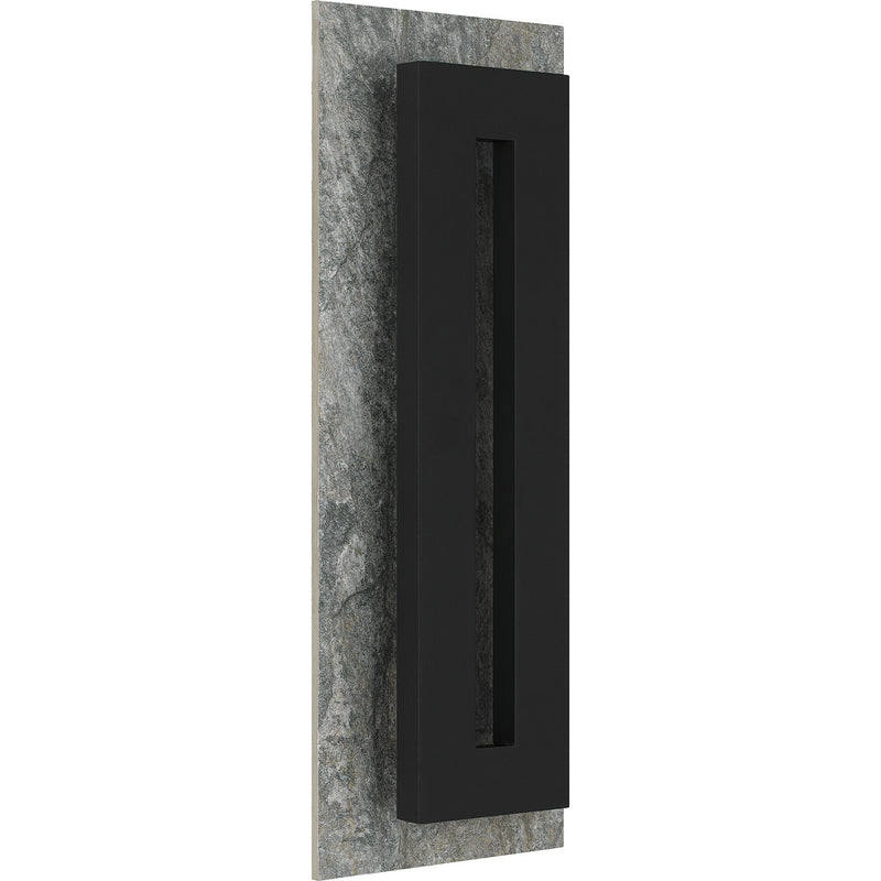 Quoizel TTE8408EK LED Outdoor Wall Mount, Earth Black