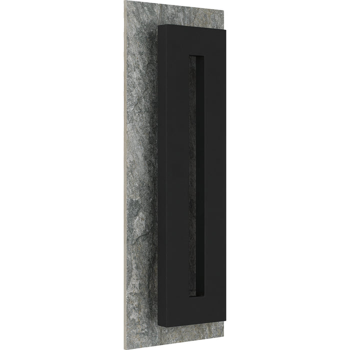 Quoizel TTE8408EK LED Outdoor Wall Mount, Earth Black