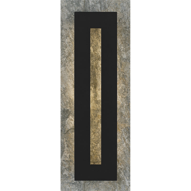 Quoizel TTE8408EK LED Outdoor Wall Mount, Earth Black
