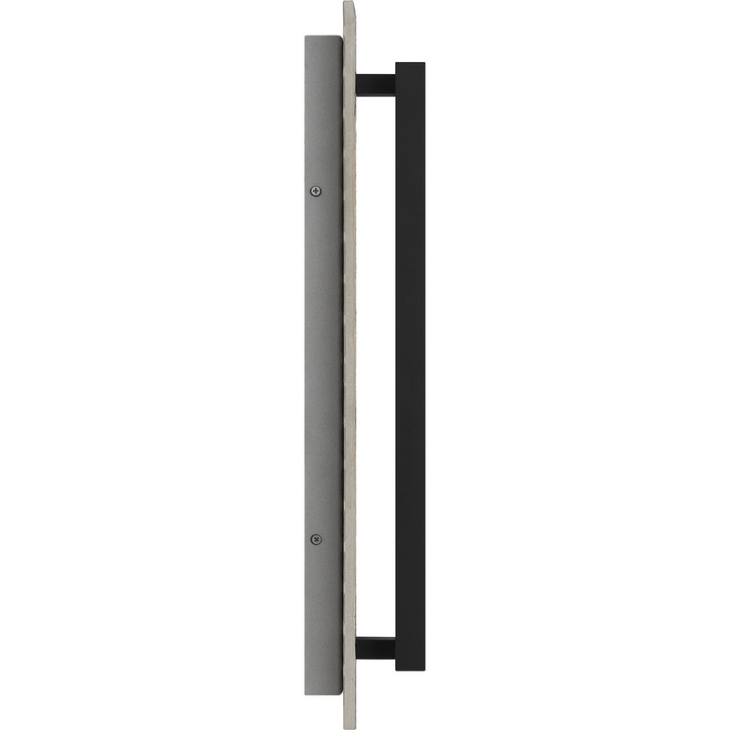 Quoizel TTE8408EK LED Outdoor Wall Mount, Earth Black