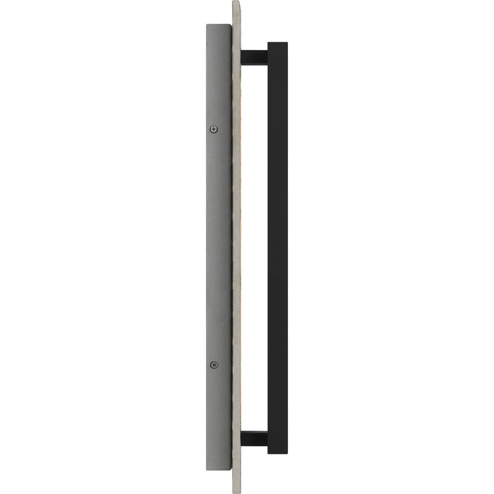 Quoizel TTE8408EK LED Outdoor Wall Mount, Earth Black