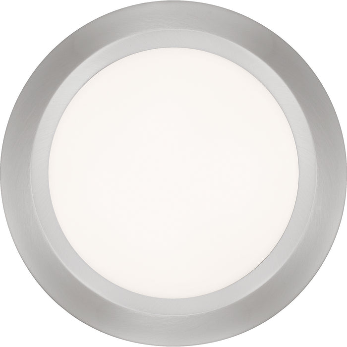 Quoizel VRG1605BN LED Flush Mount, Brushed Nickel