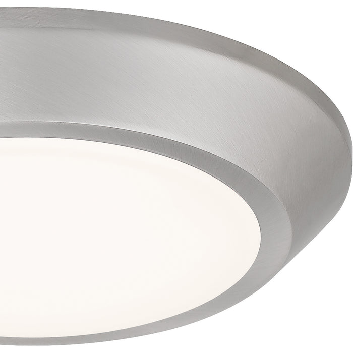 Quoizel VRG1605BN LED Flush Mount, Brushed Nickel