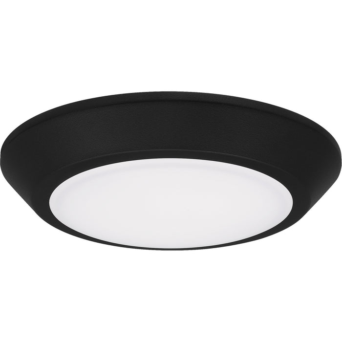 Quoizel VRG1605EK LED Flush Mount, Earth Black