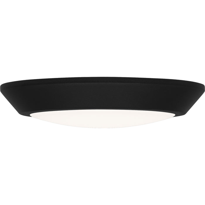 Quoizel VRG1605EK LED Flush Mount, Earth Black