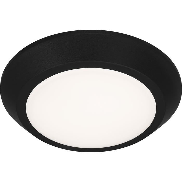 Quoizel VRG1605EK LED Flush Mount, Earth Black