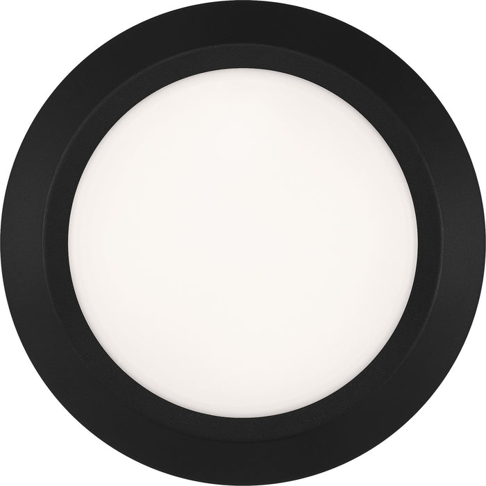 Quoizel VRG1605EK LED Flush Mount, Earth Black