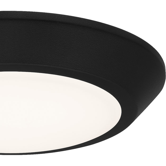 Quoizel VRG1605EK LED Flush Mount, Earth Black