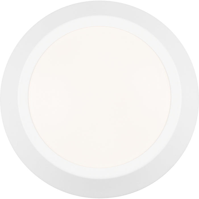 Quoizel VRG1605W LED Flush Mount, Matte White