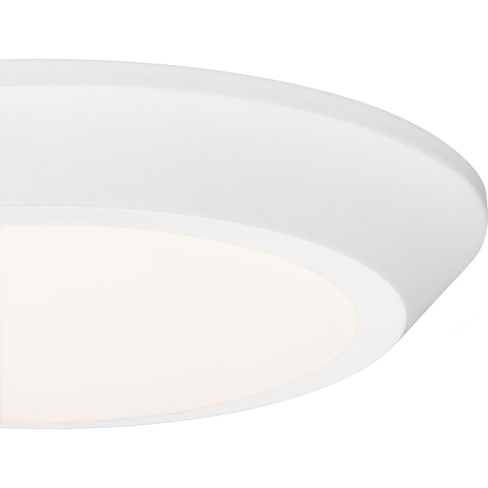 Quoizel VRG1605W LED Flush Mount, Matte White