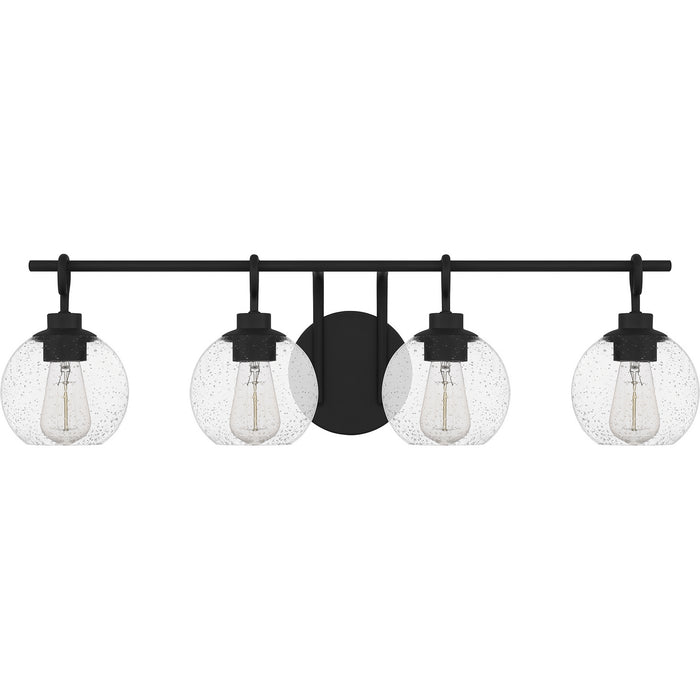 Quoizel WTN8632MBK Four Light Bath, Matte Black